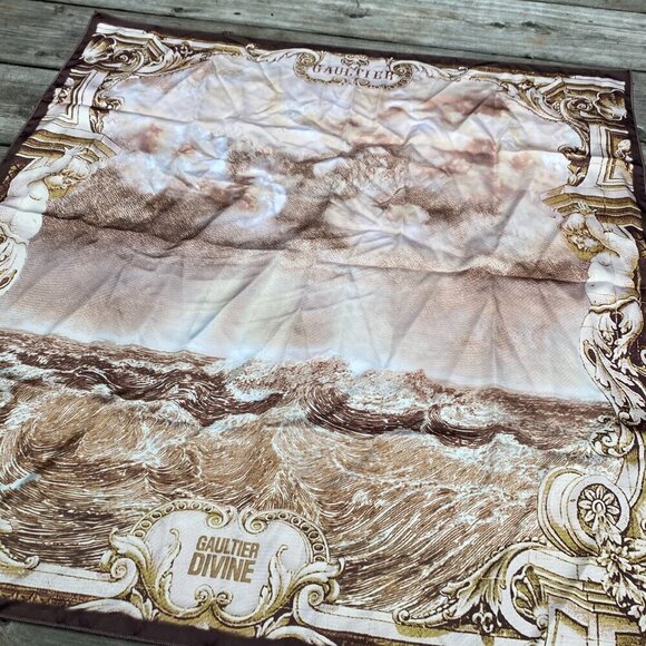 Vintage Jean Paul Gaultier Foulard Divine Renaissance Scarf - Picture 7 of 11